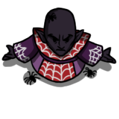 Male Drow Arachnomancer by Hammertheshark